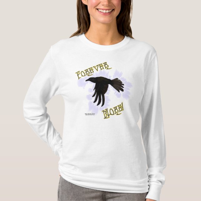 T-shirt Pour toujours plus de longue chemise de douille de (Devant)