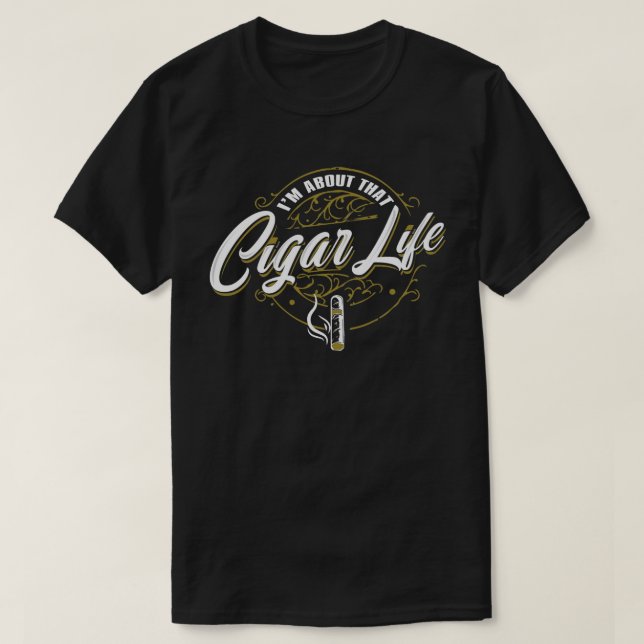 T-shirt Pour tous les amateurs de cigare du monde entier ! (Design devant)