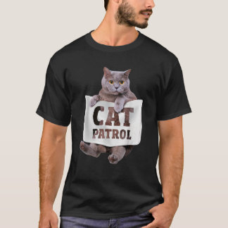 T-shirt Pour tous les amoureux de les chats Patrouille de