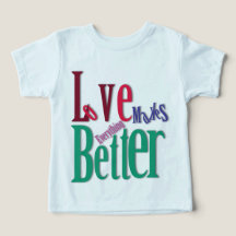 T-shirt pour tout-petit « L'amour rend tout meille