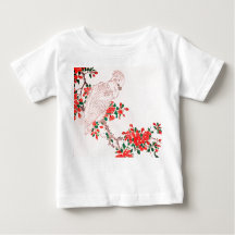 T-Shirt pour tout-petit PERROQUET AVEC NOM PERSONN