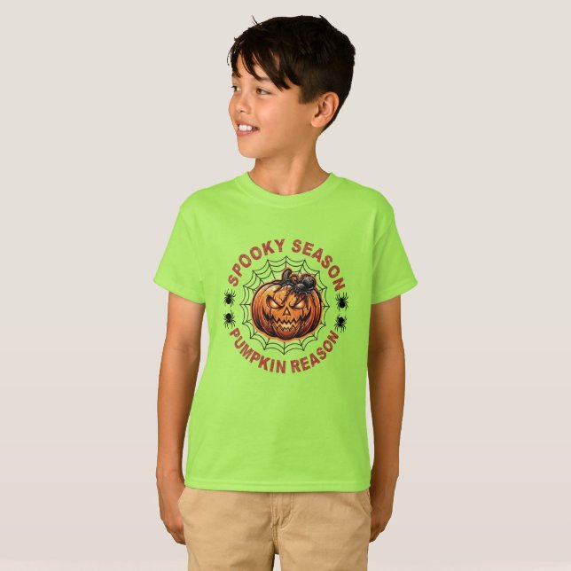 T-shirt pour tout-petit raison de citrouille de sa (Devant entier)