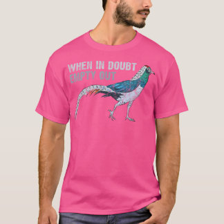 T-shirt Pour Un Amoureux Ou Un Chasseur De Faisant