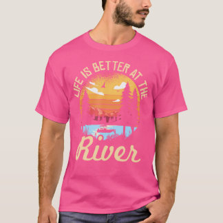 T-shirt Pour Un Camping De Rivière
