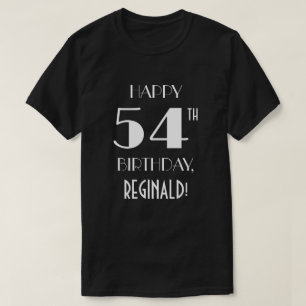 T-Shirt pour une fête d'anniversaire de 54 ans - S
