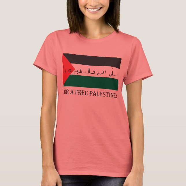 T-shirt Pour une palestine libre ! (Devant)