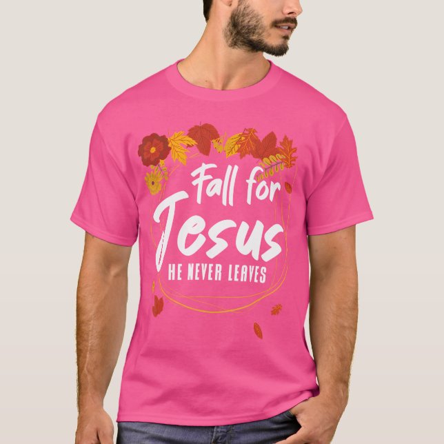 T-shirt Pour Une Prière Chrétienne D'Automne (Devant)