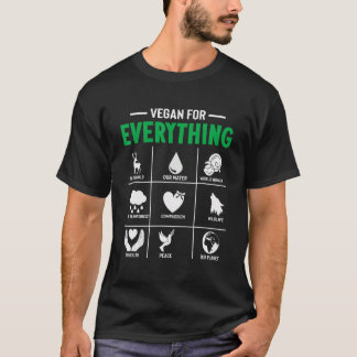 T-shirt Pour végétalien Plante Powered pour tout pour végé