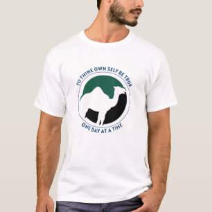 T-shirt Pour vous-même être vrai Chemise - Vert/Blanc Impr