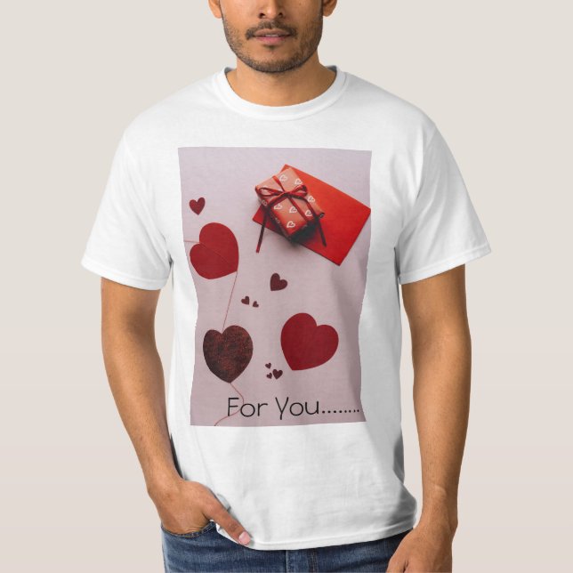 T-Shirt pour vous Valentine Mans (Devant)