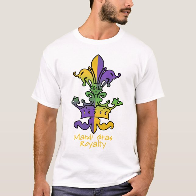 T-shirt Pourcentage de mardi gras (Devant)