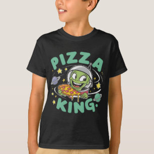 T-shirt Pourcentage de pizza : personnage de dessin animé 