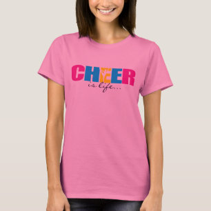 T-shirt Pourpre Cheerleading personnalisé d'acclamation