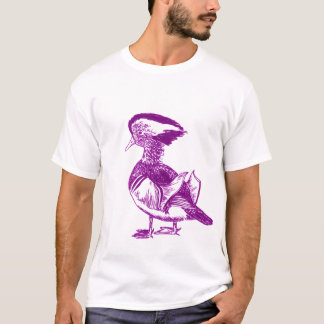 T-shirt pourpre de canard