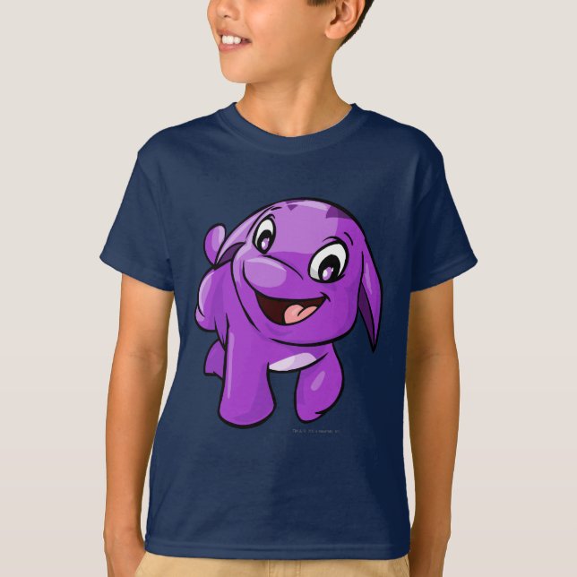 T-shirt Pourpre de Poogle (Devant)