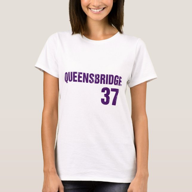 T-shirt Pourpre de Queensbridge (Devant)