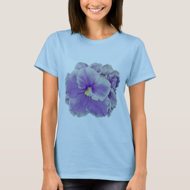 T-shirt Pourpre de violette africaine (Devant)