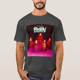 T-shirt pourpre profond rétro