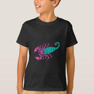 T-shirt Pourpre Teal d'image de scorpion