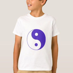 T-shirt Pourpre Yin-Yang de lavande