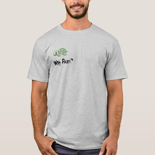 T-shirt Pourquoi course ? (Devant)