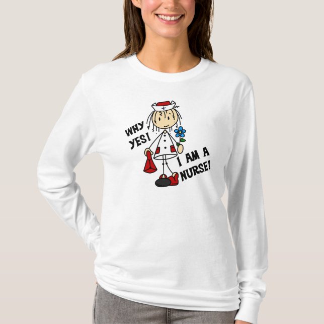 T-shirt Pourquoi je suis infirmière (Devant)
