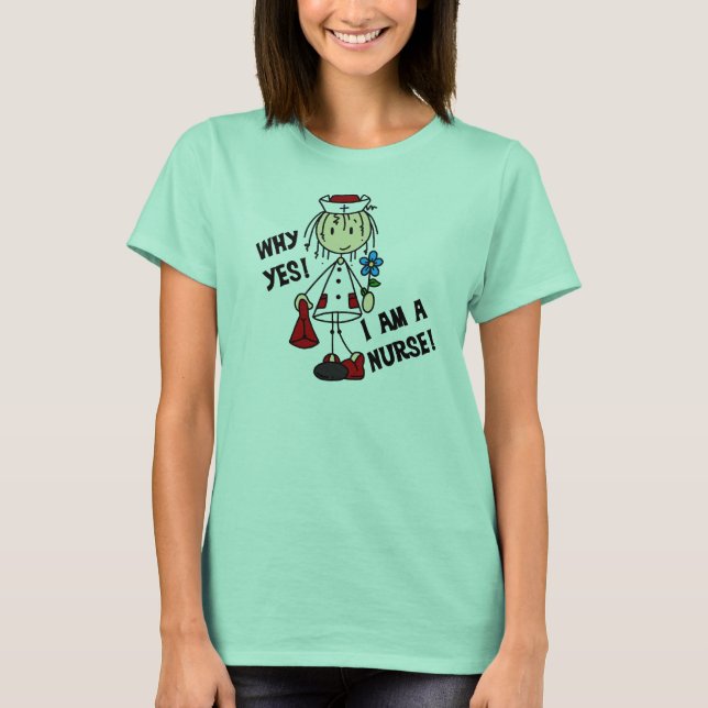 T-shirt Pourquoi je suis infirmière (Devant)