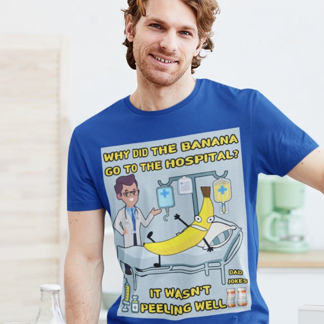 T-shirt Pourquoi la banane est-elle allée à l'hôpital ? Pl (Créateur téléchargé)