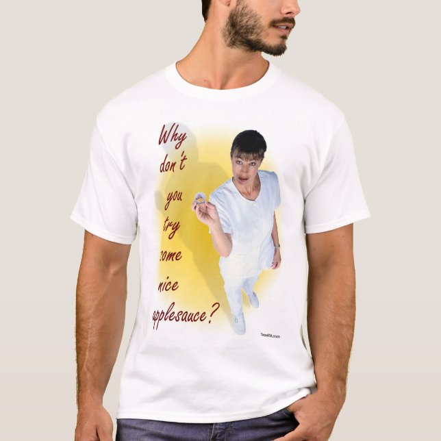 T-shirt "Pourquoi n'essayez-vous pas de la compote de (Devant)