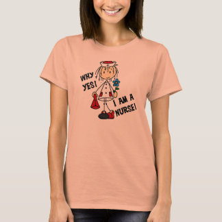 T-shirt Pourquoi oui je suis une infirmière