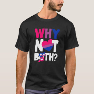 T-shirt Pourquoi pas les deux Bi Pride drapeau Bisexual Pr