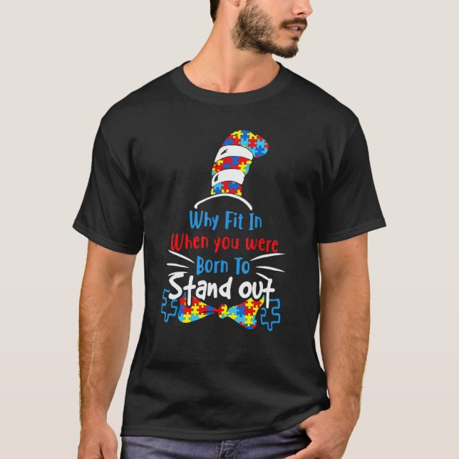 T-shirt Pourquoi S'adapter Professeur Dr Puzzle de sensibi (Devant)