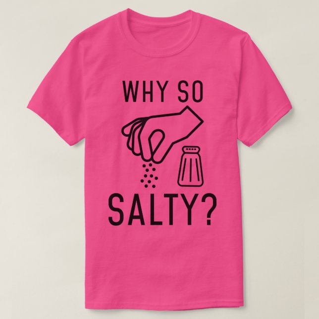 T-shirt Pourquoi si salé 2 (Design devant)
