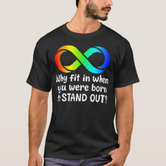T-shirt Pourquoi s'intégrer quand on est né pour se démarq