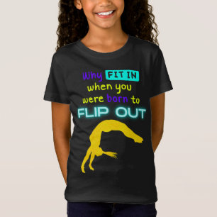 T-Shirt Pourquoi s'intégrer quand vous êtes né à Flip Out