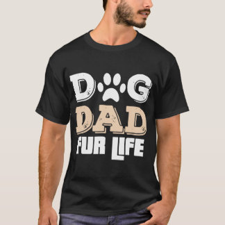 T-shirt poursuivez le papa pour le cadeau de la vie pour