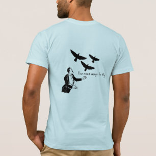 T-shirt 💫 Poursuivez vos rêves – Graphique ailes pour vol