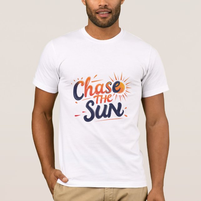 T-shirt Poursuivre Le Soleil (Devant)