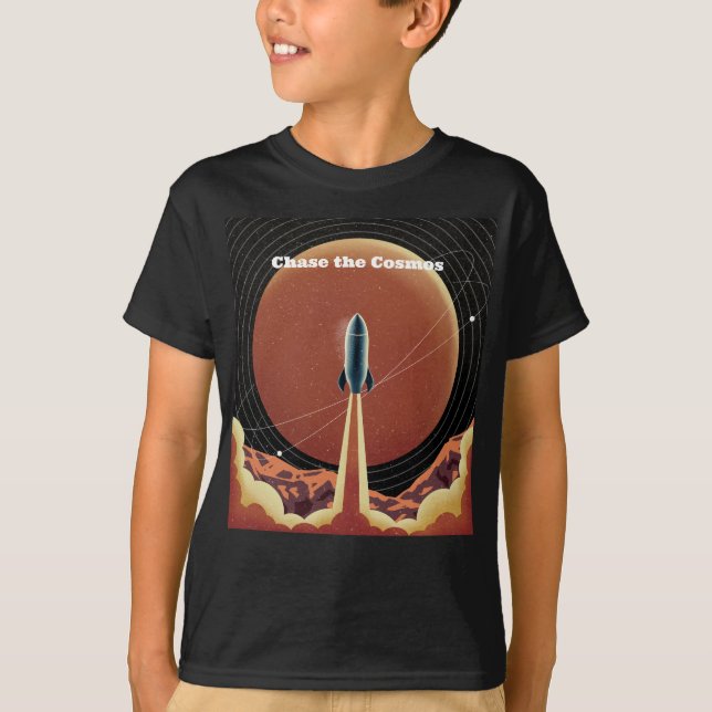 T-shirt Poursuivre l'espace Cosmos (Devant)