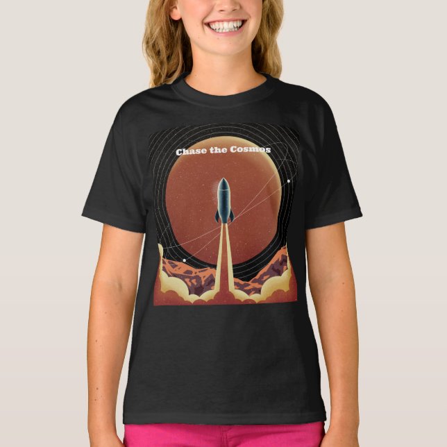 T-shirt Poursuivre l'espace Cosmos (Devant)