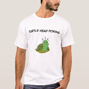 T-SHIRT POUSSER DE TÊTE DE TORTUE