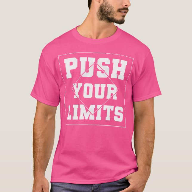 T-shirt Pousser vos limites (Devant)