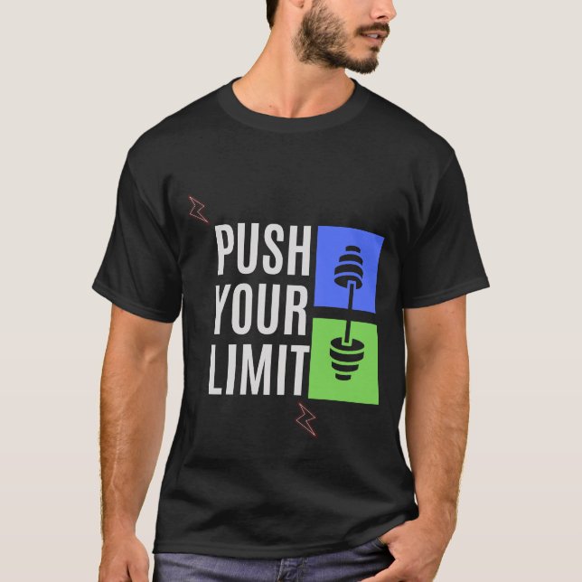T-shirt pousser vos limites (Devant)