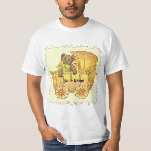 T-shirt Poussette bébé jaune