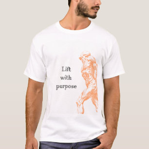 T-SHIRT POUSSEZ-VOUS À L'INTÉRIEUR