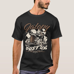 T-shirt Poussière Jalopy Up - Impression Brown