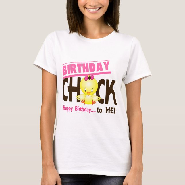 T-shirt Poussin 1 d'anniversaire (Devant)