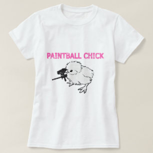 T-shirt Poussin d'arme à feu de Paintball
