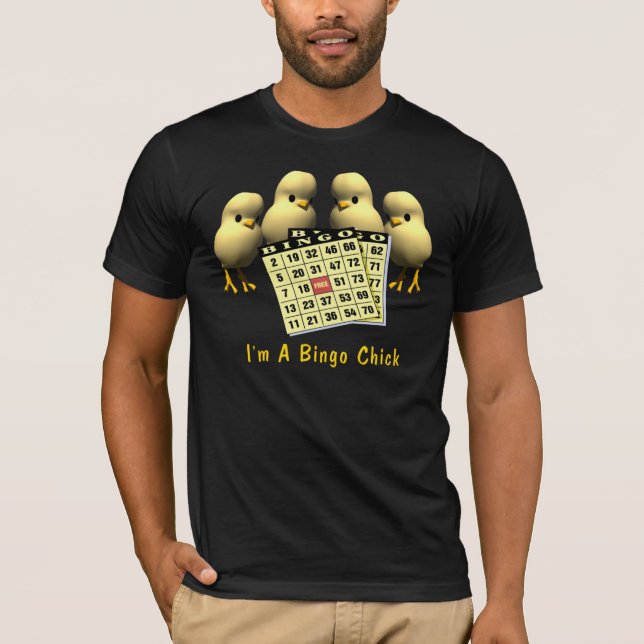 T-shirt Poussin de bingo-test (Devant)