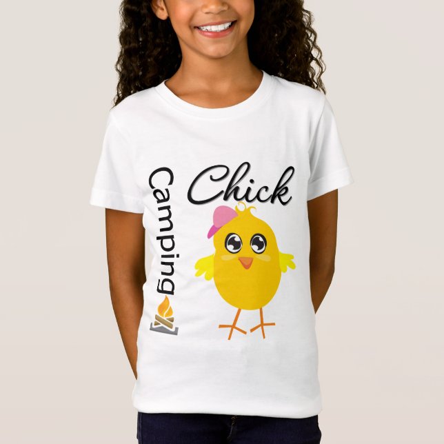 T-Shirt Poussin de camping (Devant)
